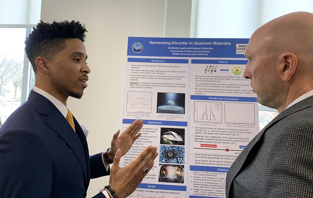 Lewis describing research at TN State Capitol